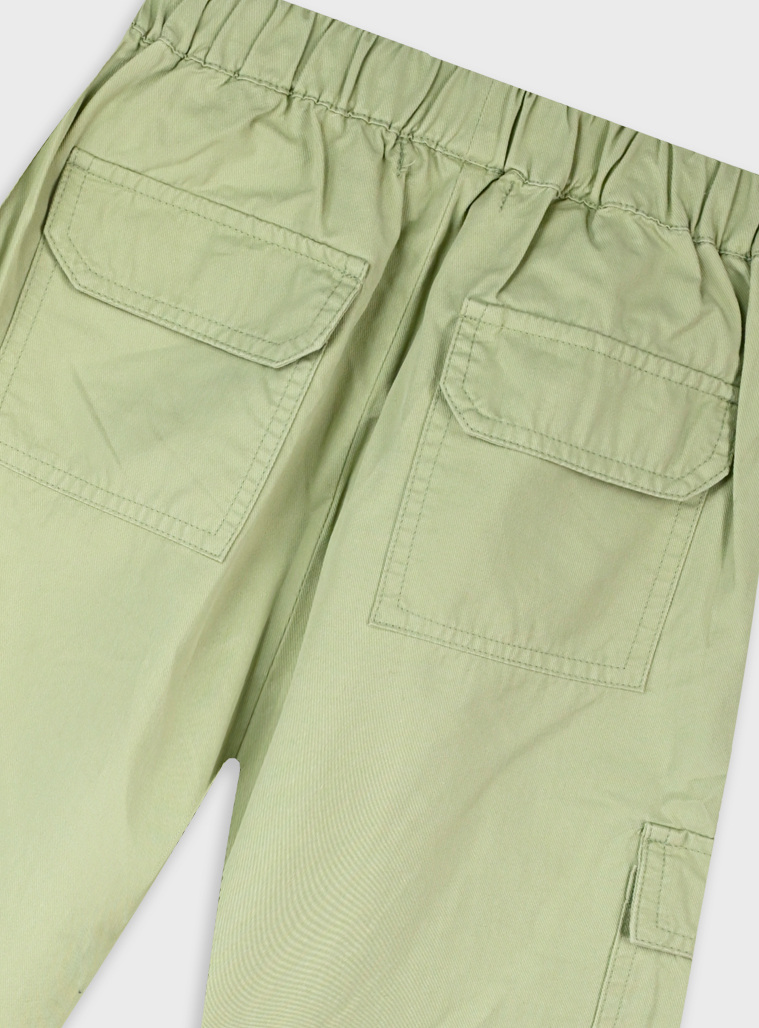 Cargo pants | SMOKE GREEN