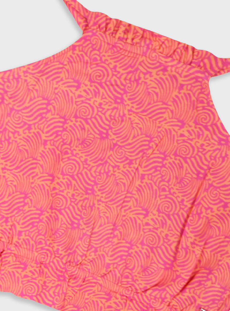 Set top with culottes | FUCSHIA