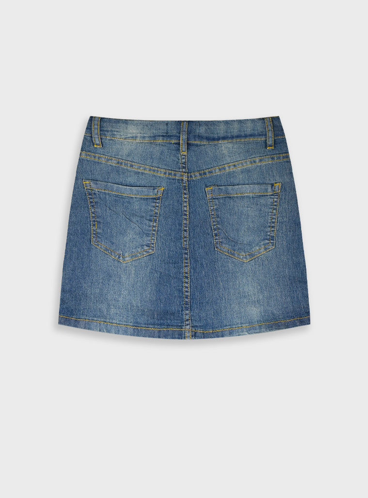 Jean skirt | BLUE DENIM