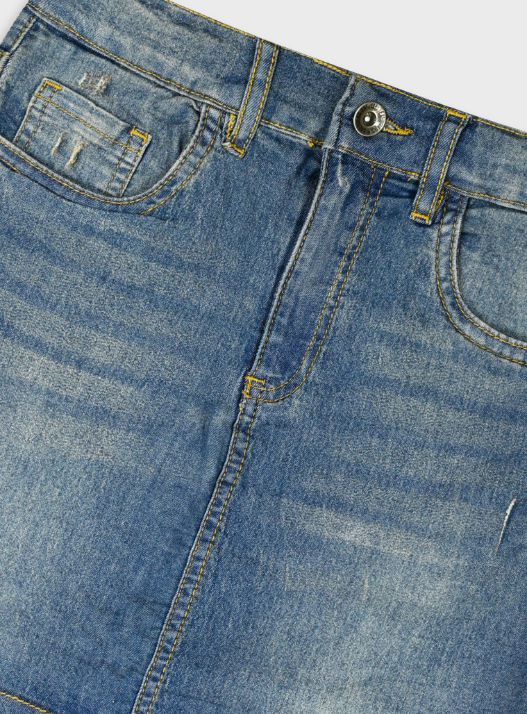 Jean skirt | BLUE DENIM