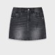 Jean skirt | BLACK DENIM