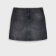 Jean skirt | BLACK DENIM