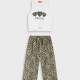 Set of shirt with culottes | LEOPARD