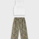Set of shirt with culottes | LEOPARD