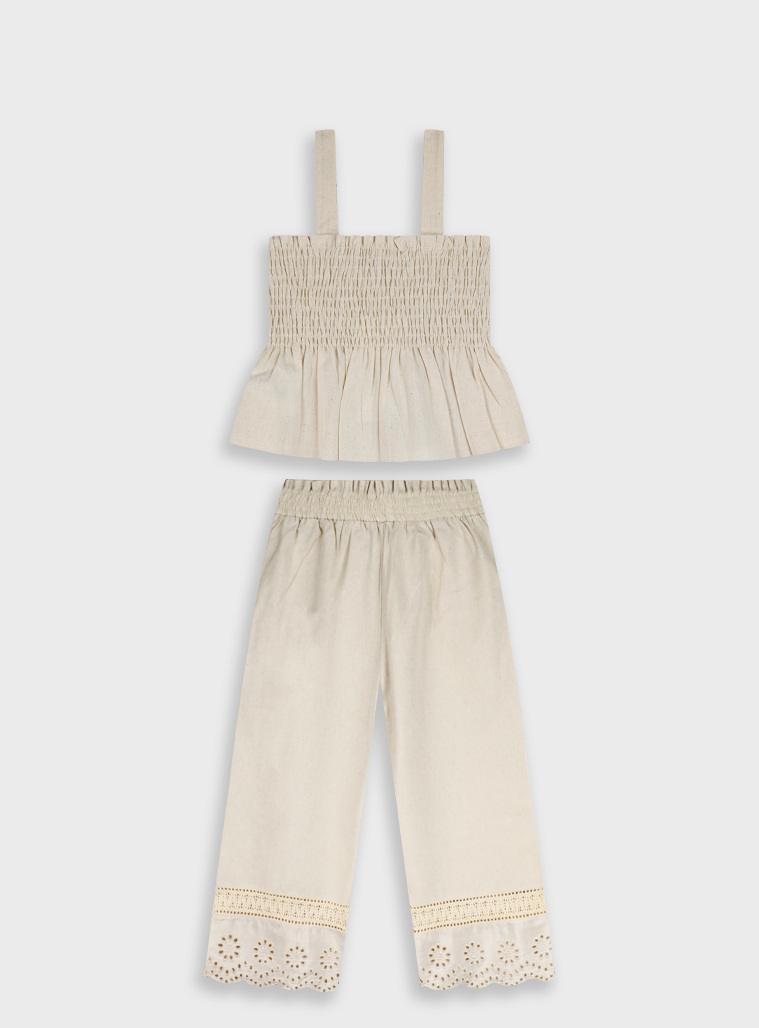 Set top with culottes | VANILLA