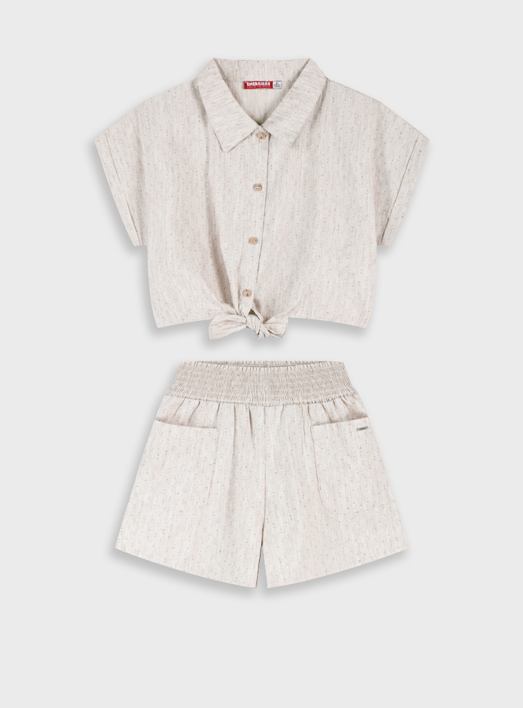 Set shirt with shorts | CREAM