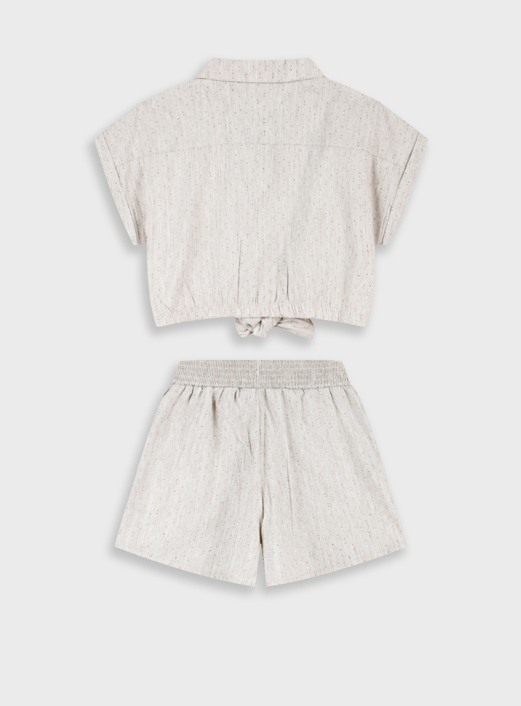 Set shirt with shorts | CREAM