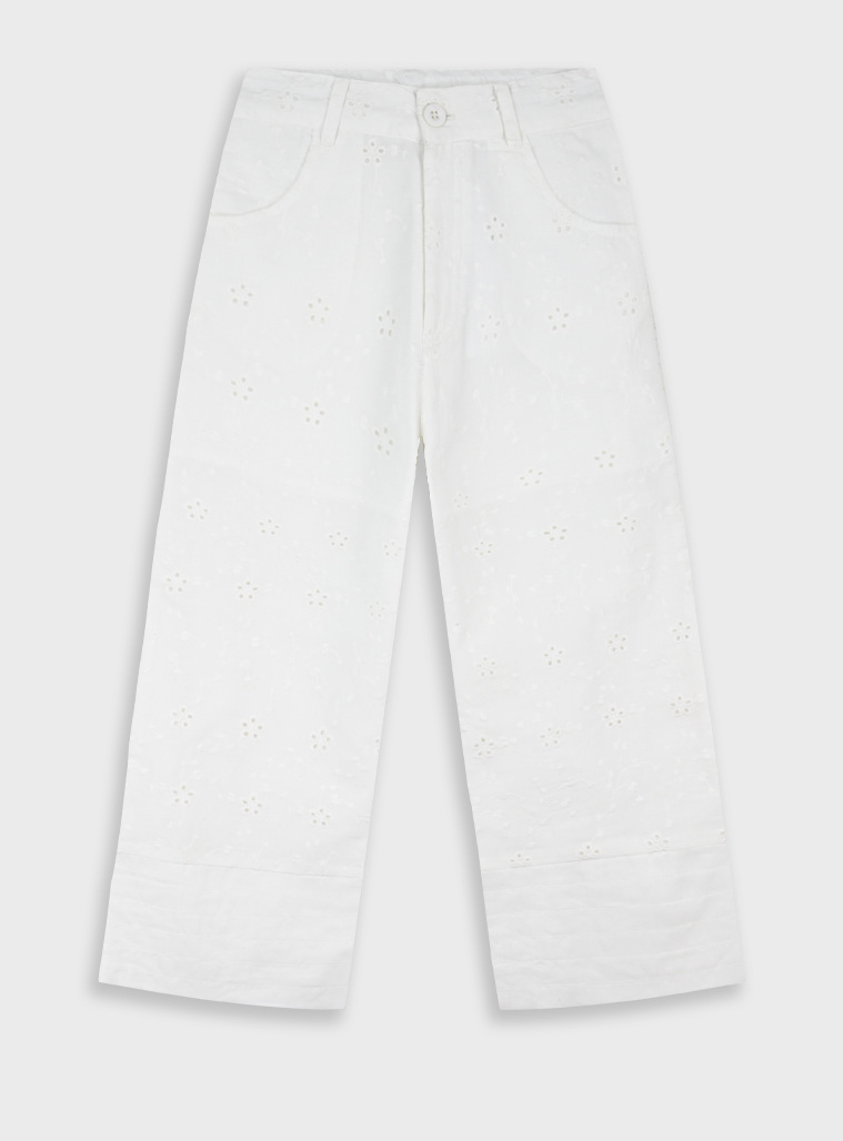 Παντελόνι wide fit | ΕΚΡΟΥ