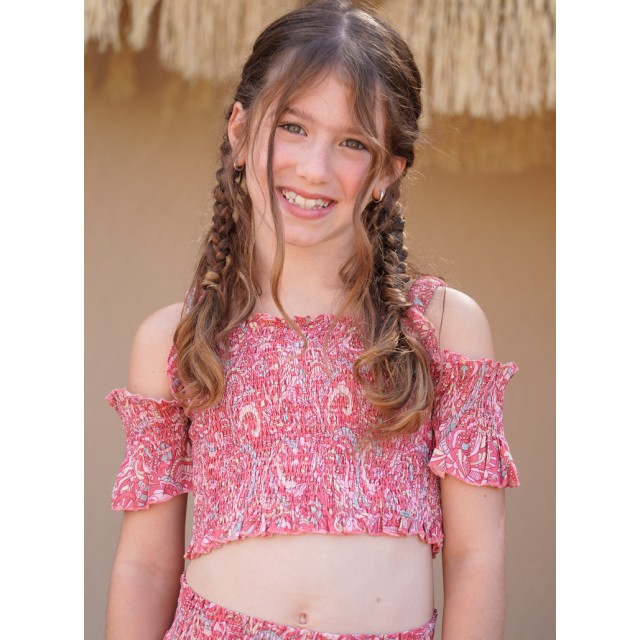 Set top with culottes | ALL OVER PRINT