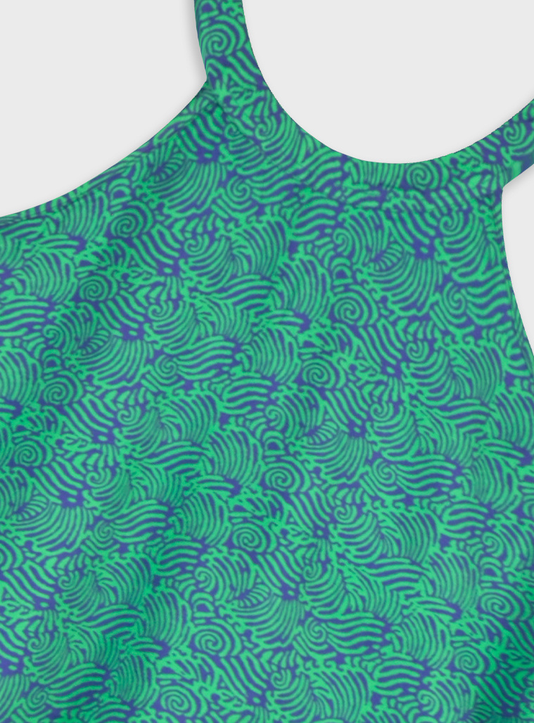 Set top with shorts | BLUE