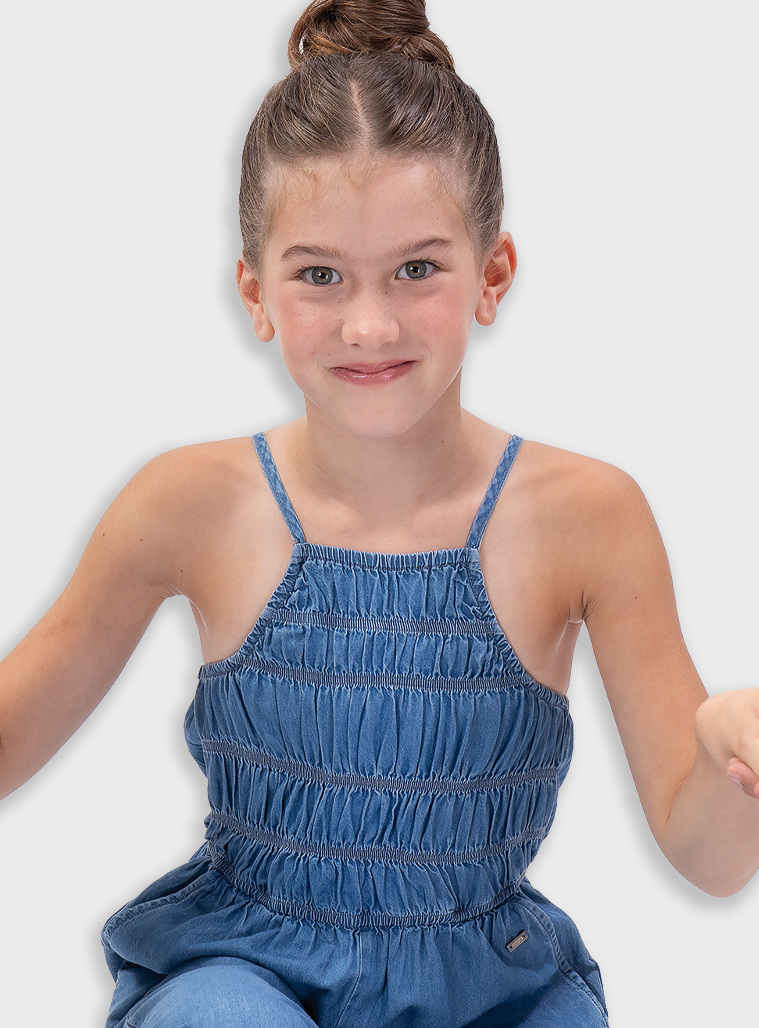 Jean jumpsuit | BLUE DENIM