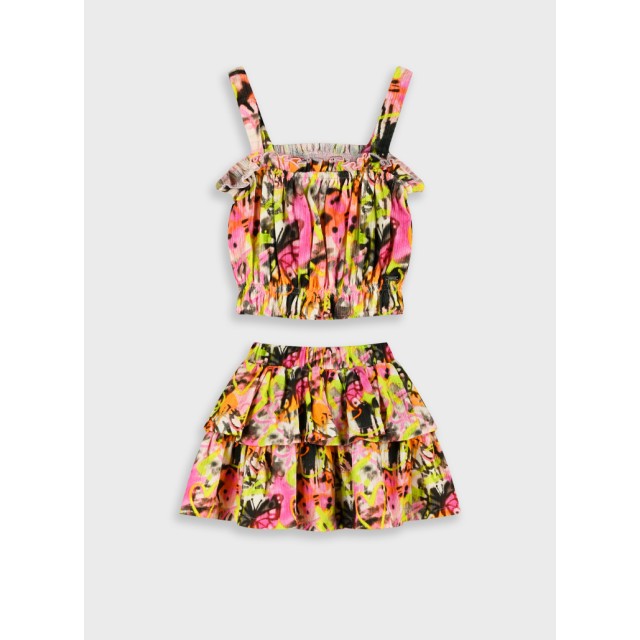 Set top with skirt | ALL OVER PRINT