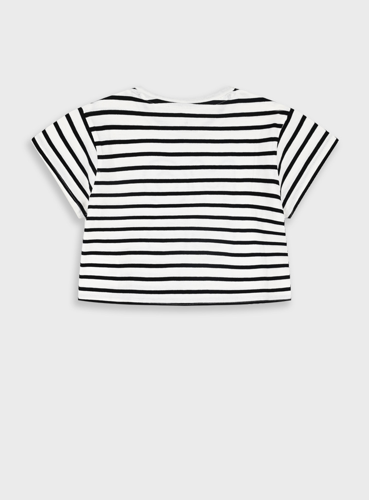 T-shirt | STRIPPED PRINT