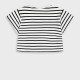 T-shirt | STRIPPED PRINT