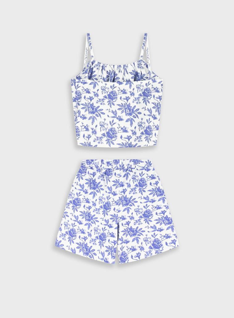 Set top with shorts | FLORAL