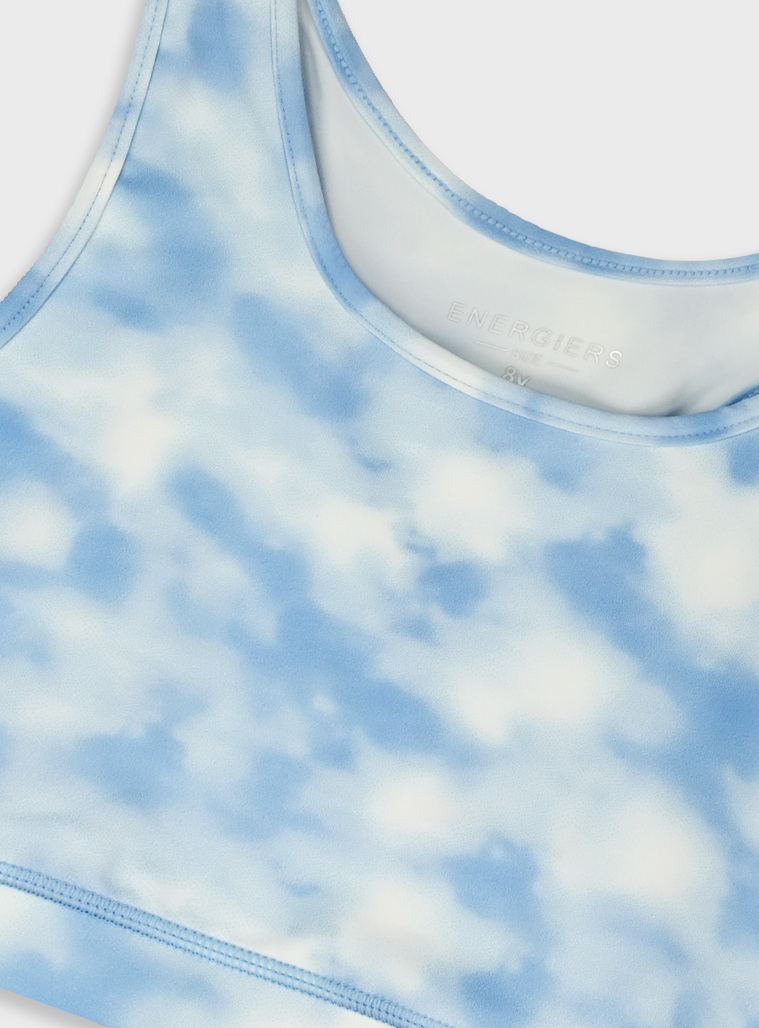 Set bust with shorts | LIGHT BLUE