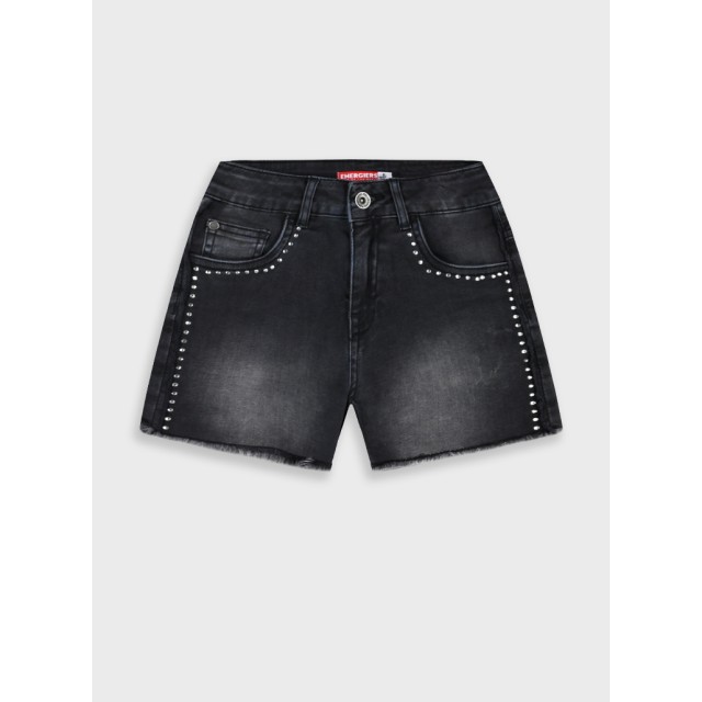 Jean shorts | BLACK DENIM