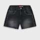 Jean shorts | BLACK DENIM