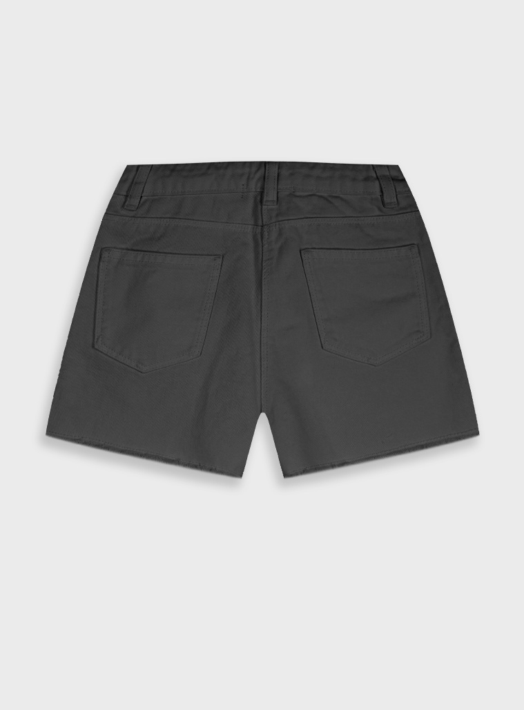 Jean shorts | BLACK