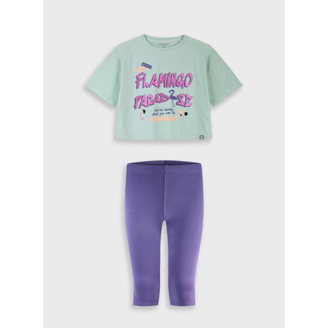 Set shirt with leggings | DUSTY LILAC