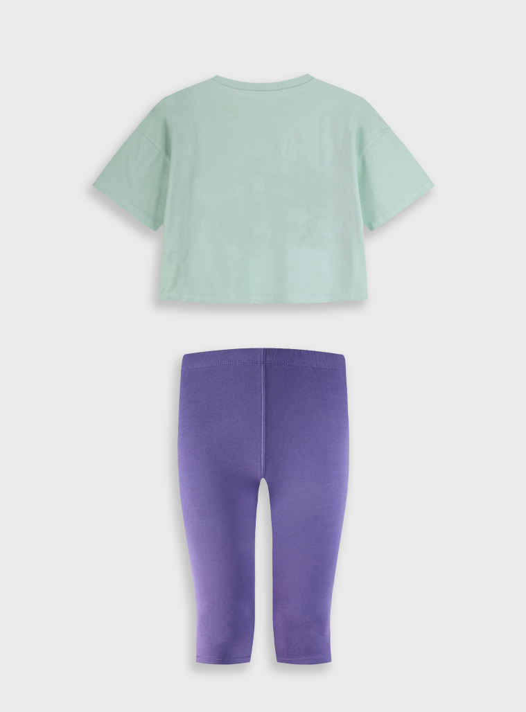 Set shirt with leggings | DUSTY LILAC