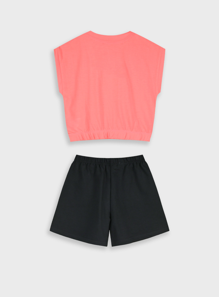 Set shirt with shorts | FLUO PINK