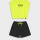 Set shirt with shorts | NEON GREEN