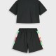 Set shirt with shorts | BLACK