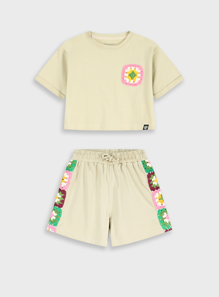 Σετ μπλούζα με σορτς | ΒΑΝΙΛΙΑ