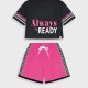 Set shirt with shorts | FUCSHIA