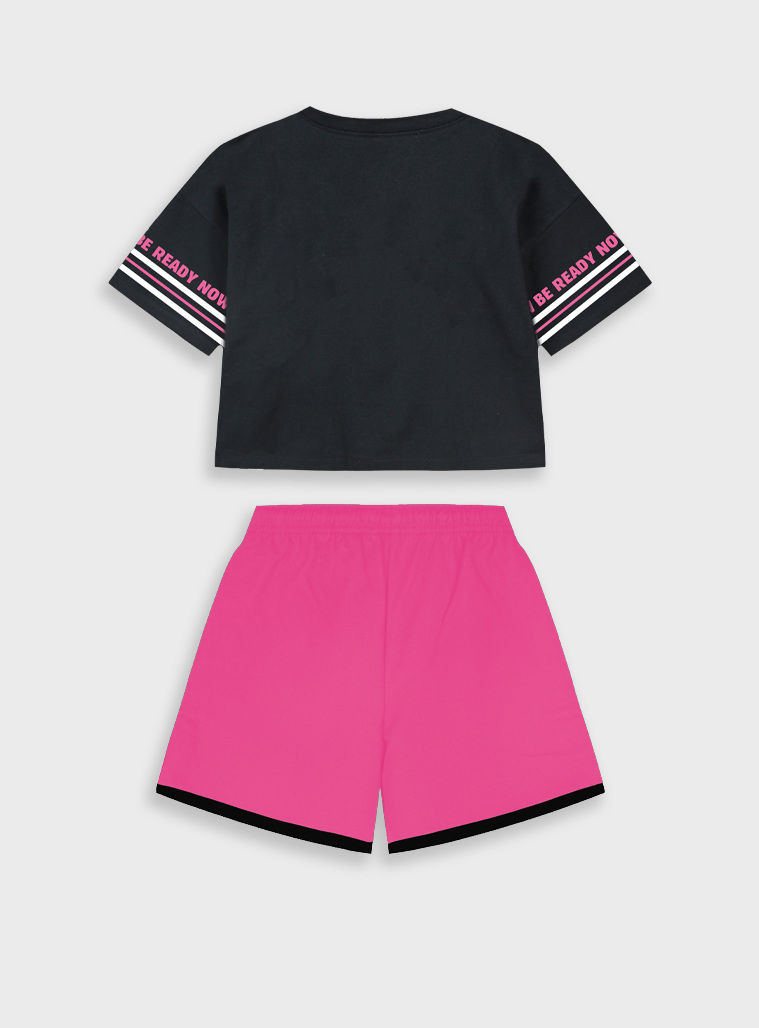 Set shirt with shorts | FUCSHIA
