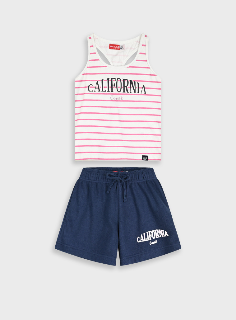 Set shirt with shorts | NAVY