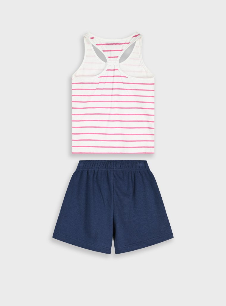 Set shirt with shorts | NAVY