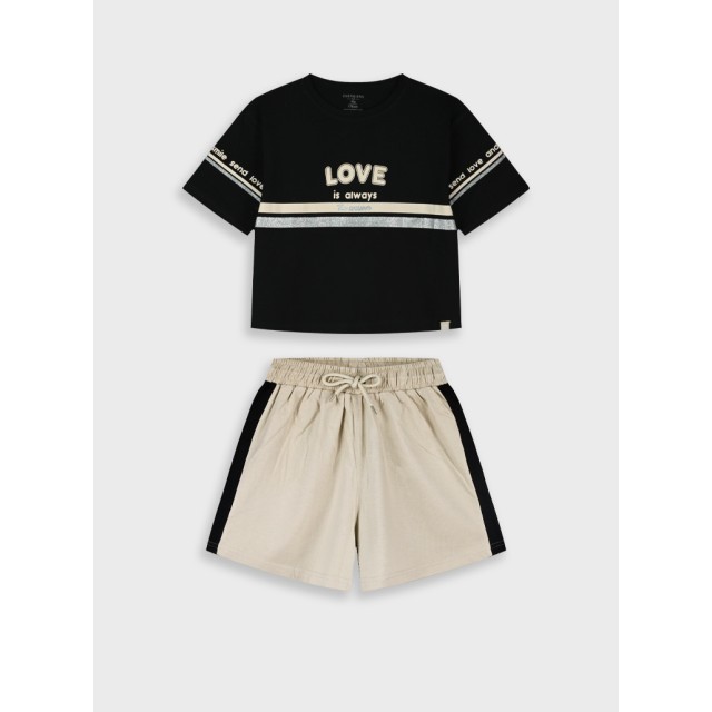 Σετ μπλούζα με σορτς | ΒΑΝΙΛΙΑ