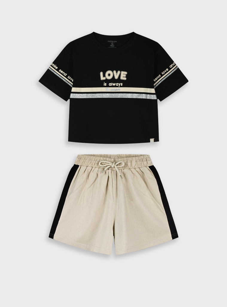 Σετ μπλούζα με σορτς | ΒΑΝΙΛΙΑ