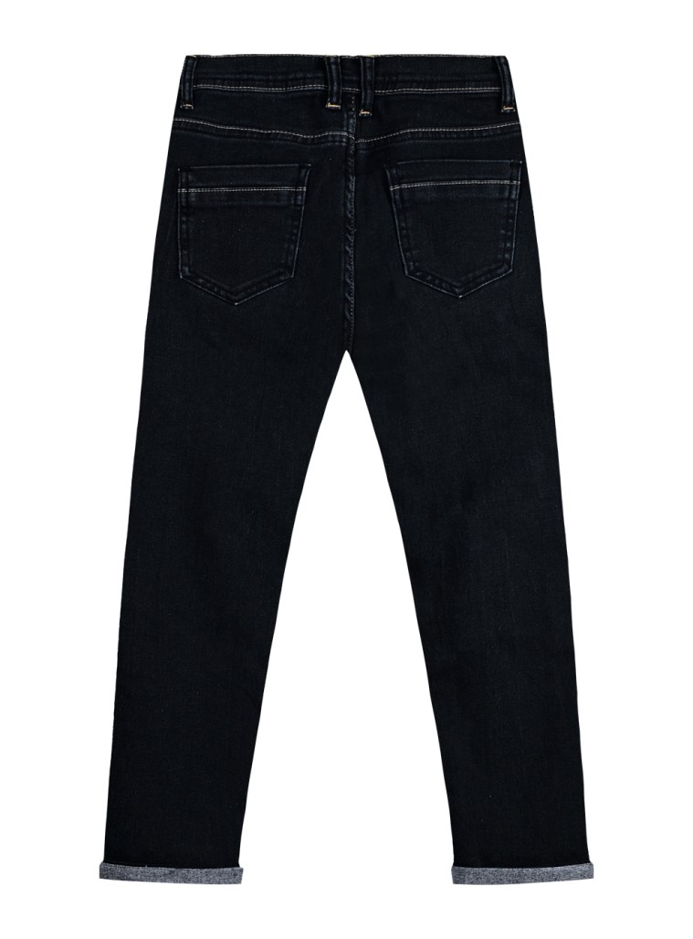 Energiers Basic Line unisex 5pocket elastic jeans | Denim nero