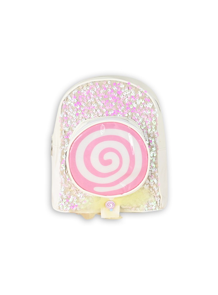 Backpack με παγιέτες | ΛΕΥΚΟ