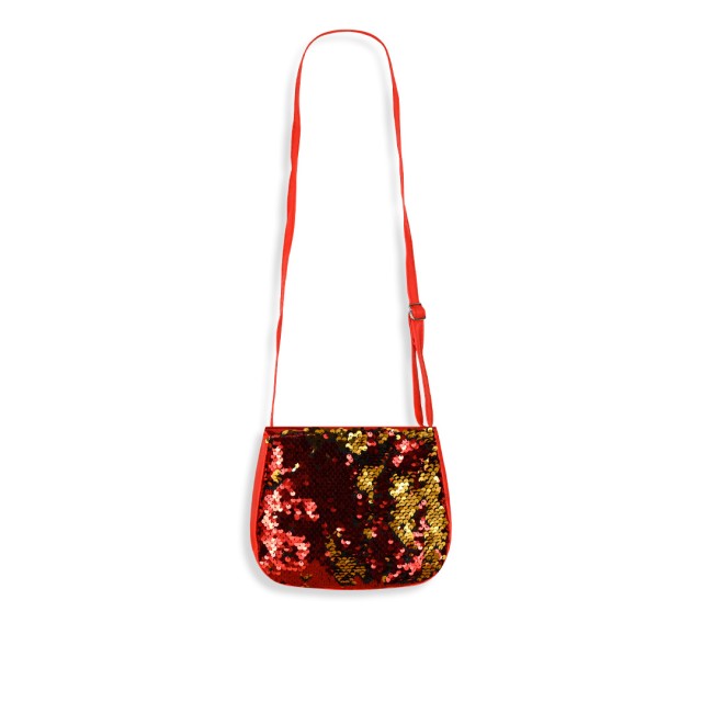 Bag with reversible sequins | Rosso
