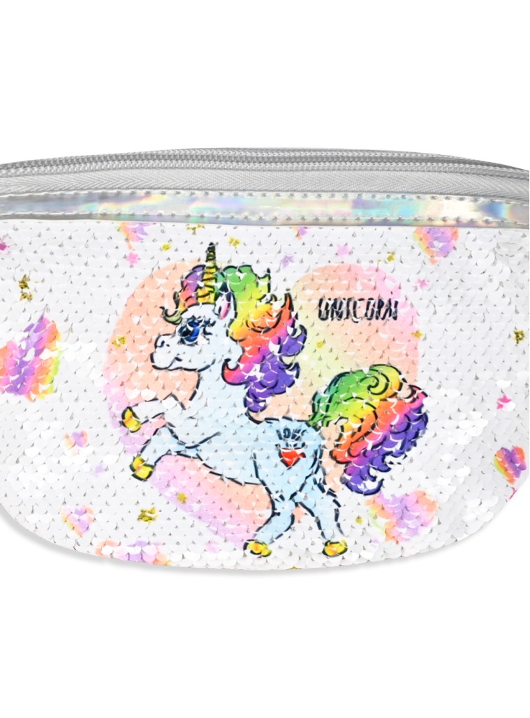 Τσάντα μέσης με μονόκερο | ΛΕΥΚΟ