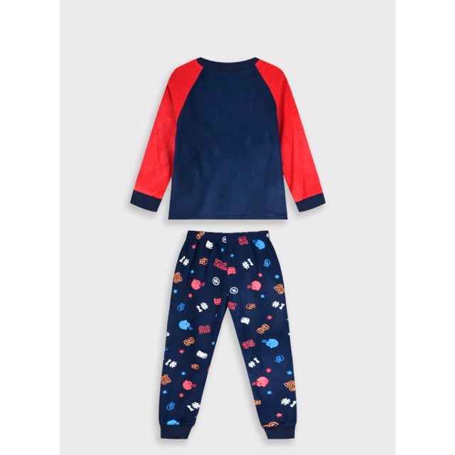 Fleece pyjamas | NAVY