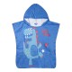 Boy΄s beach poncho towel with hood | BLUE
