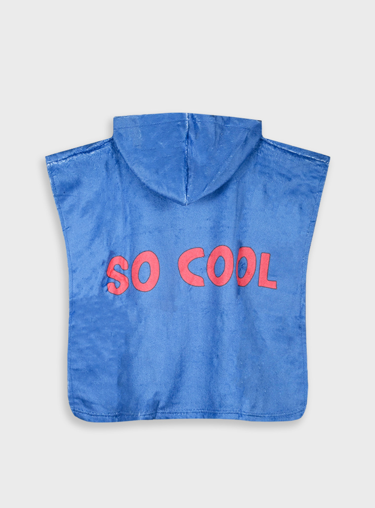 Poncho beach towel | Blu