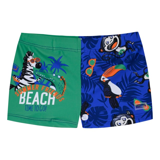 Boy΄s printed swim briefs | GREEN