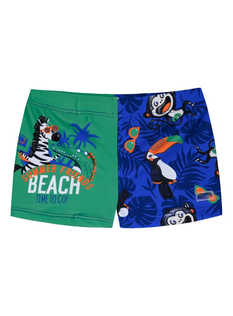 Boy΄s printed swim briefs | GREEN