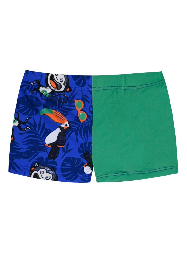Boy΄s printed swim briefs | GREEN