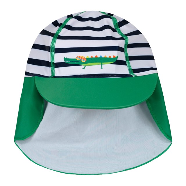 Boy΄s swim hat with UV protection | GREEN