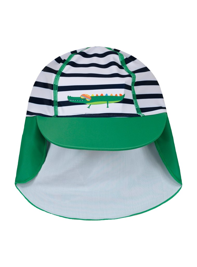 Boy΄s swim hat with UV protection | GREEN