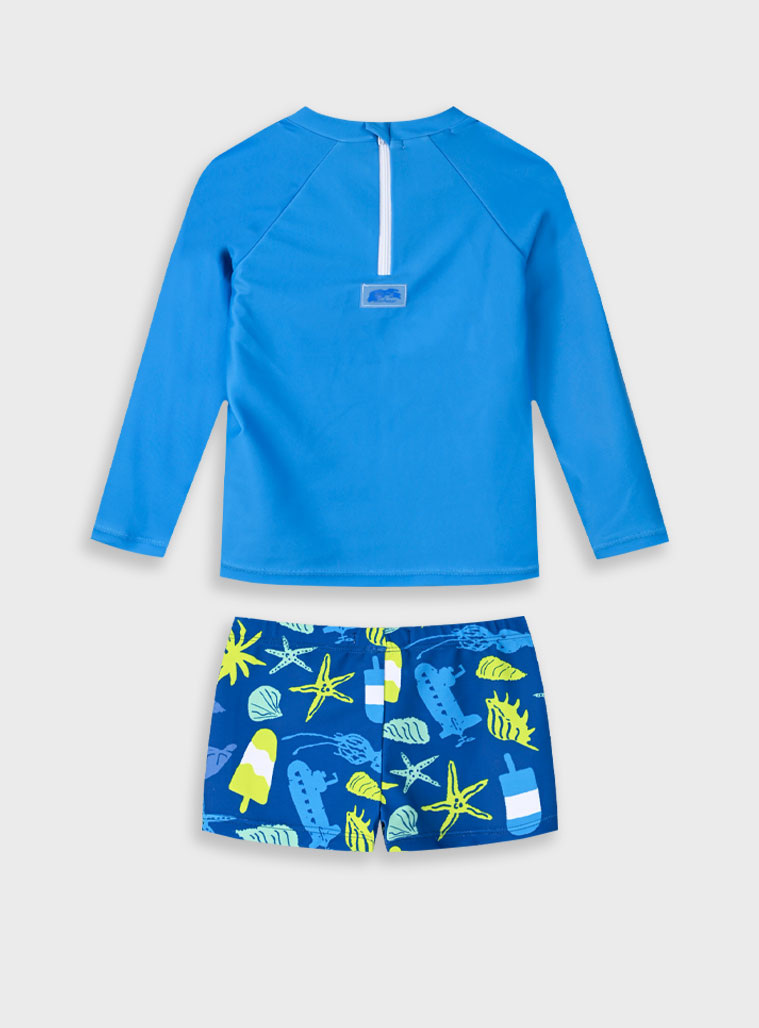 UV bathing suit for boys | ALL OVER PRINT