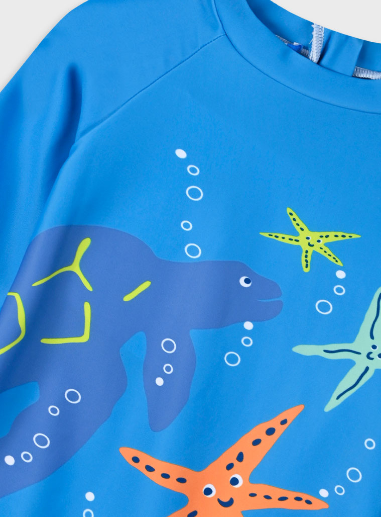 UV bathing suit for boys | ALL OVER PRINT