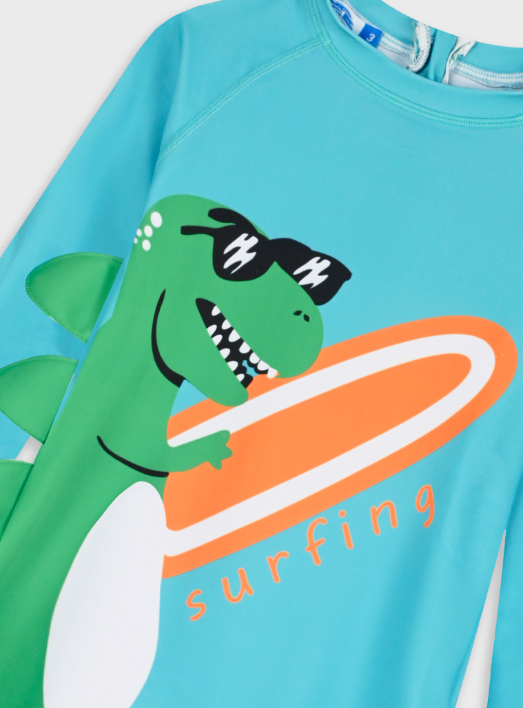 UV bathing suit | TURQUOISE